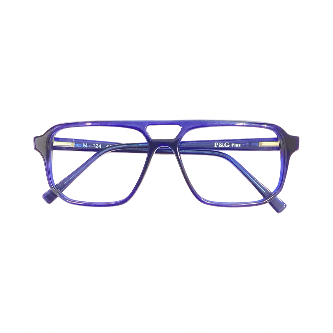 PG m124 Acetate Blue Retro Full Frame 58