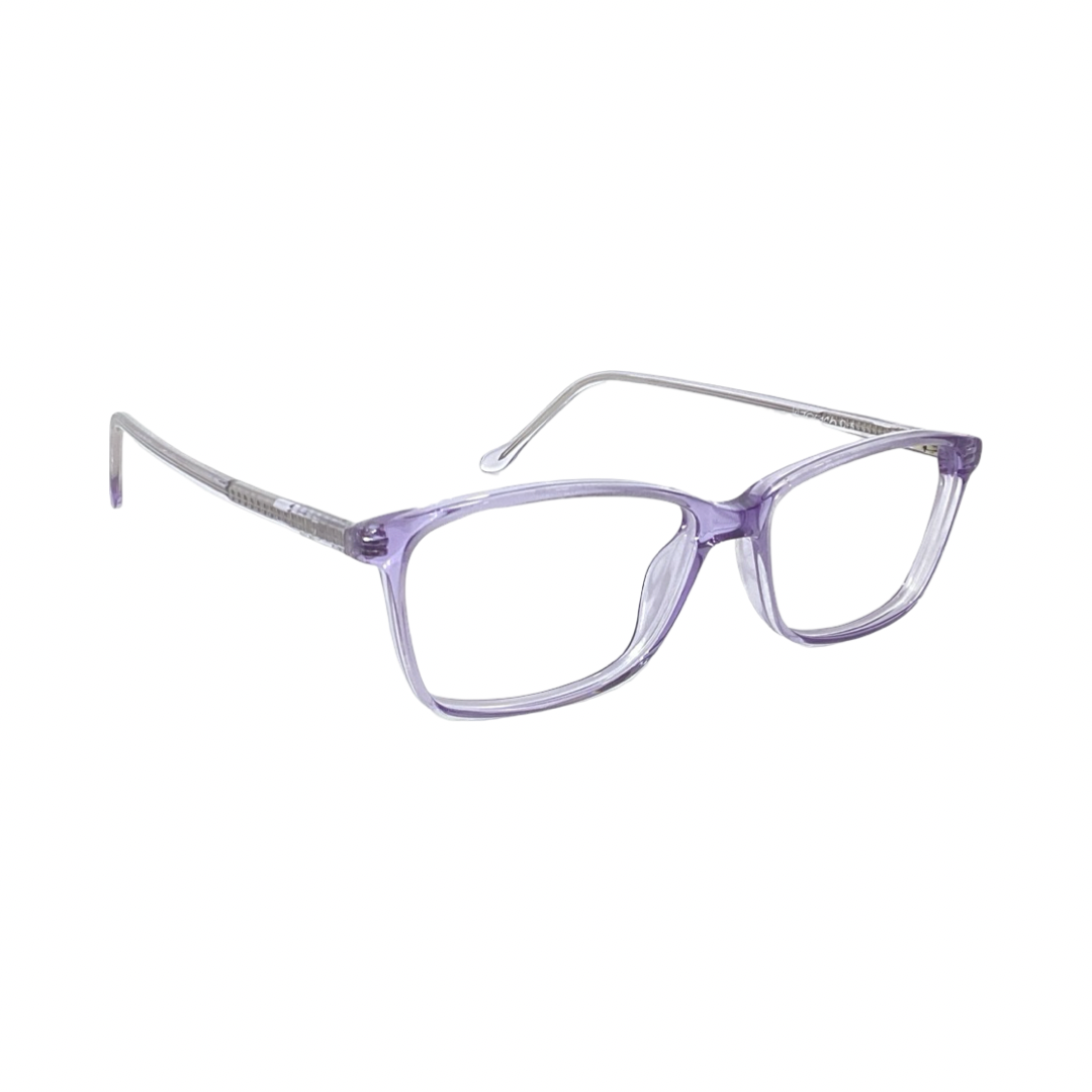 Touch 702 Acetate Purple Rectangle Half Frame 51