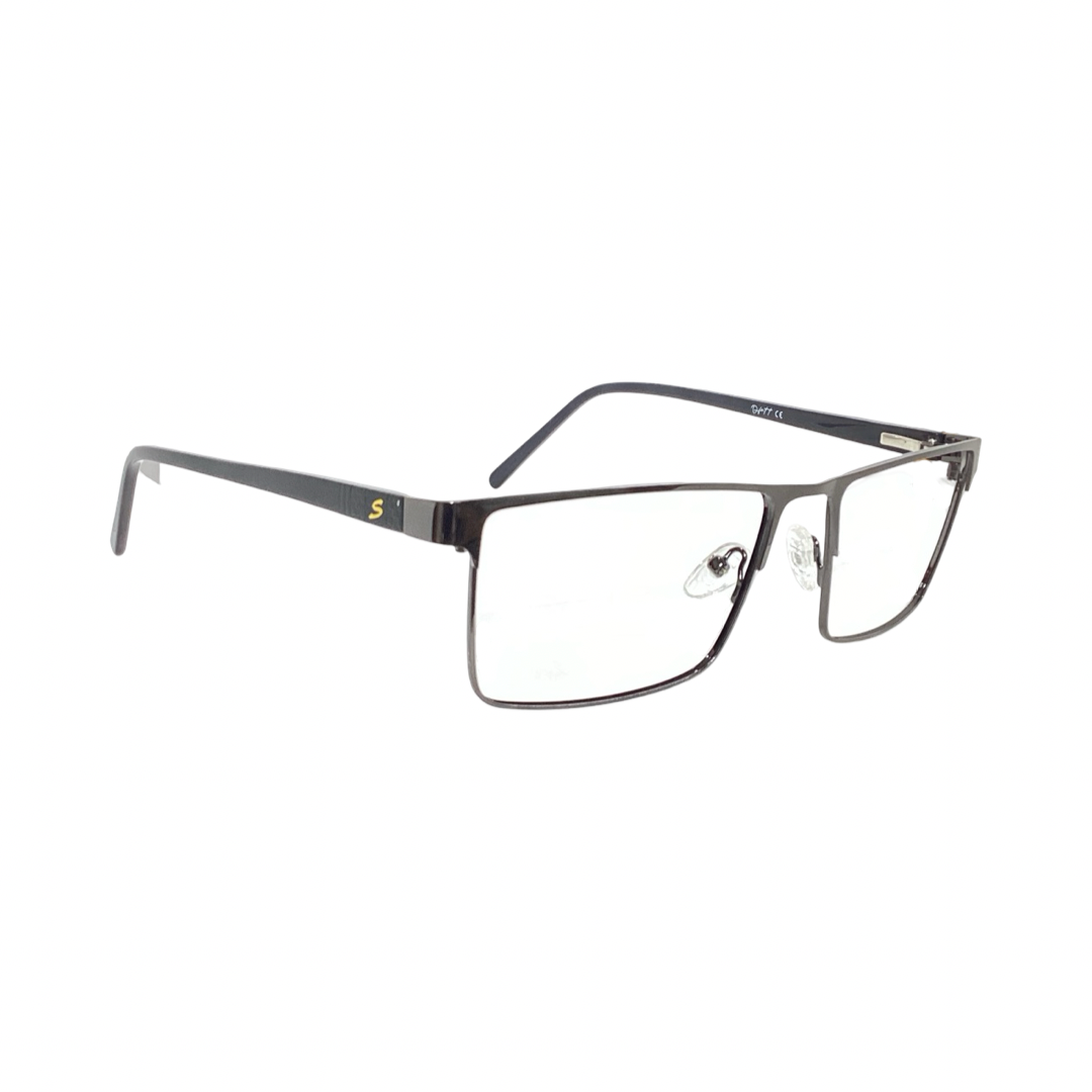 Ofott A922101 Metal Metalic Gray Square Half Frame 56