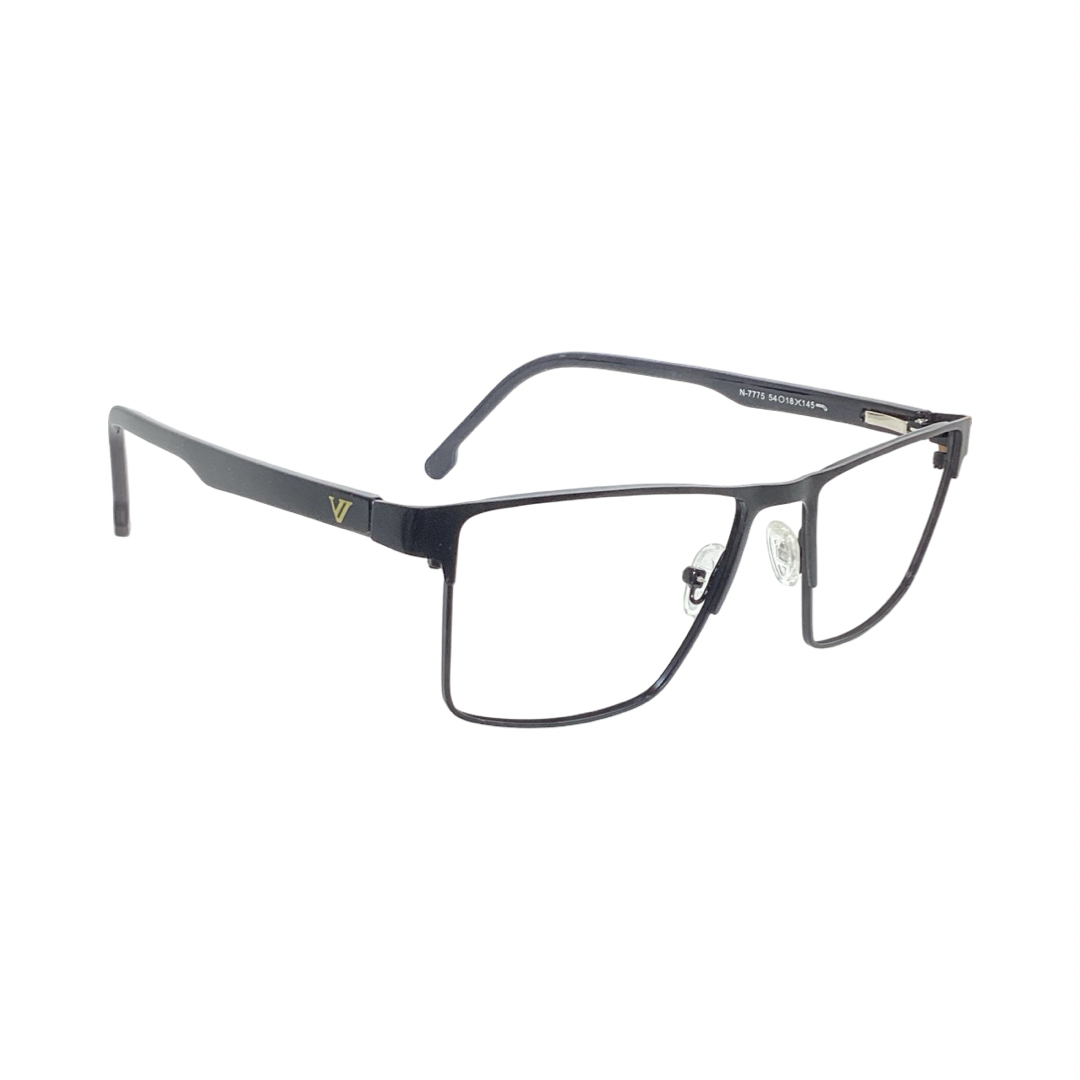 Calmlingo N7775 Metal Black Square Full Frame 54