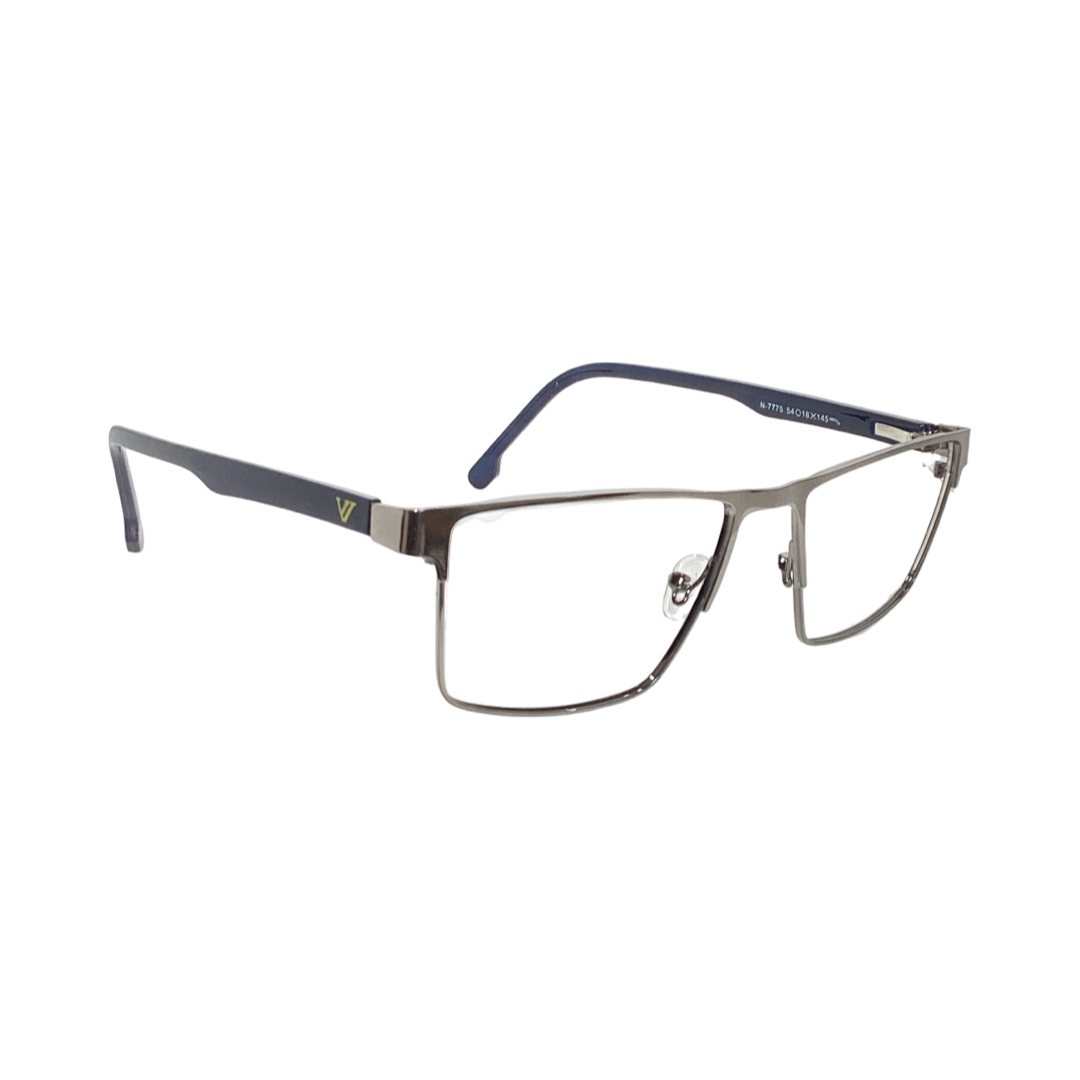 Calmlingo N7775 Metal Metalic Gray Square Full Frame 54