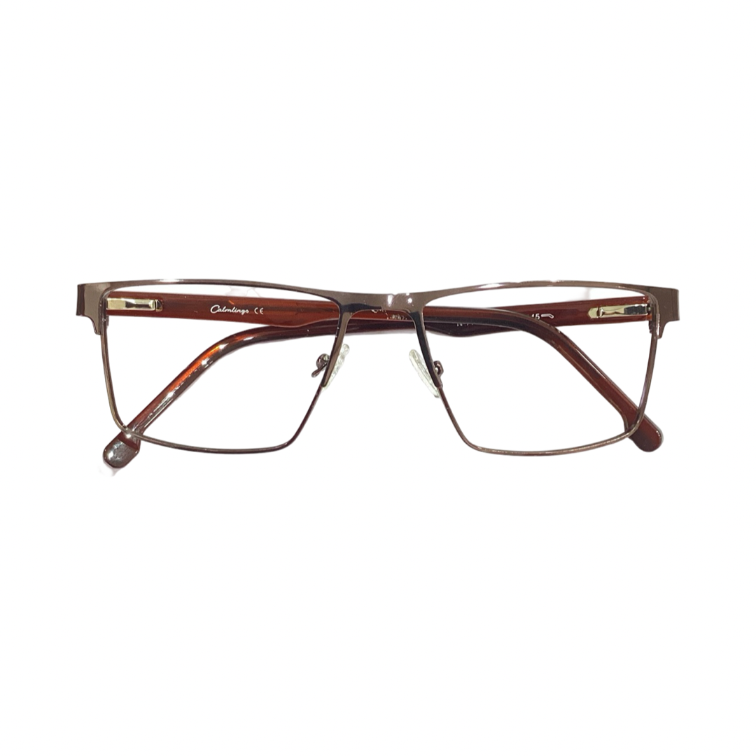 Calmlingo N7775 Metal Brown Square Full Frame 54
