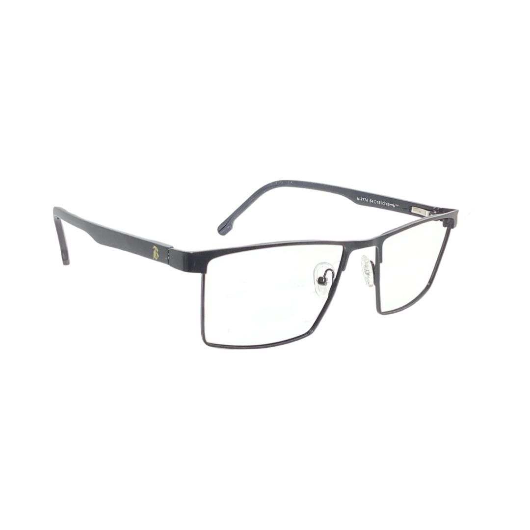 Calmlingo N7774 Metal Black Square Full Frame 54
