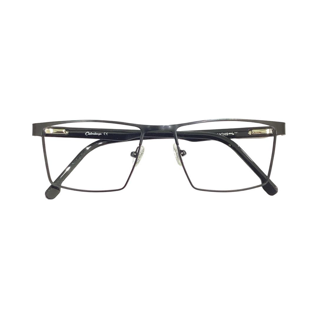Calmlingo N7774 Metal Black Square Full Frame 54