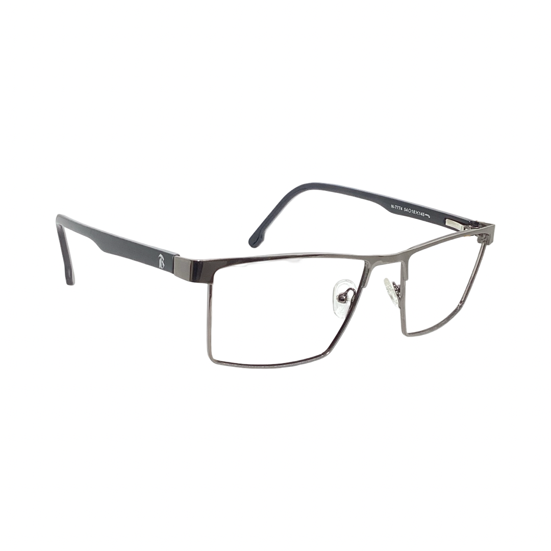 Calmlingo N7774 Metal Metalic Gray Square Full Frame 54