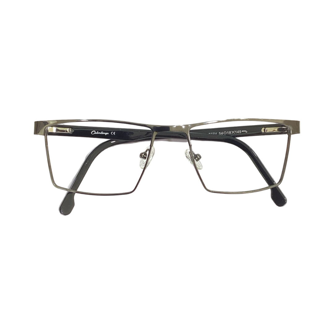 Calmlingo N7774 Metal Metalic Gray Square Full Frame 54