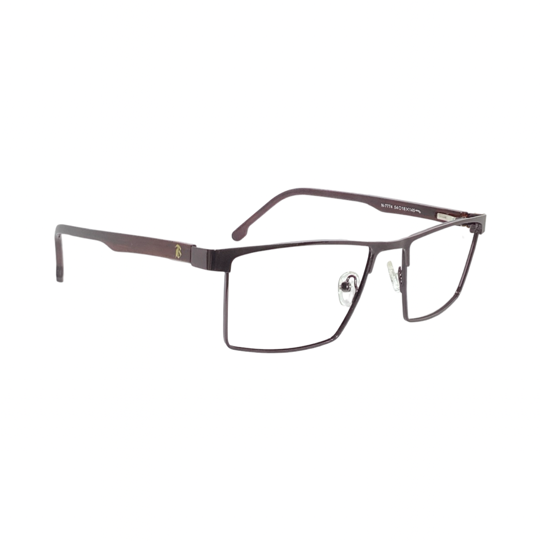 Calmlingo N7774 Metal Brown Square Full Frame 54