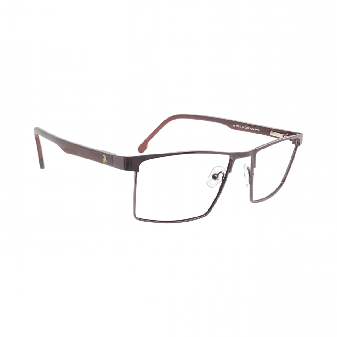 Calmlingo N7774 Metal Brown Square Full Frame 54