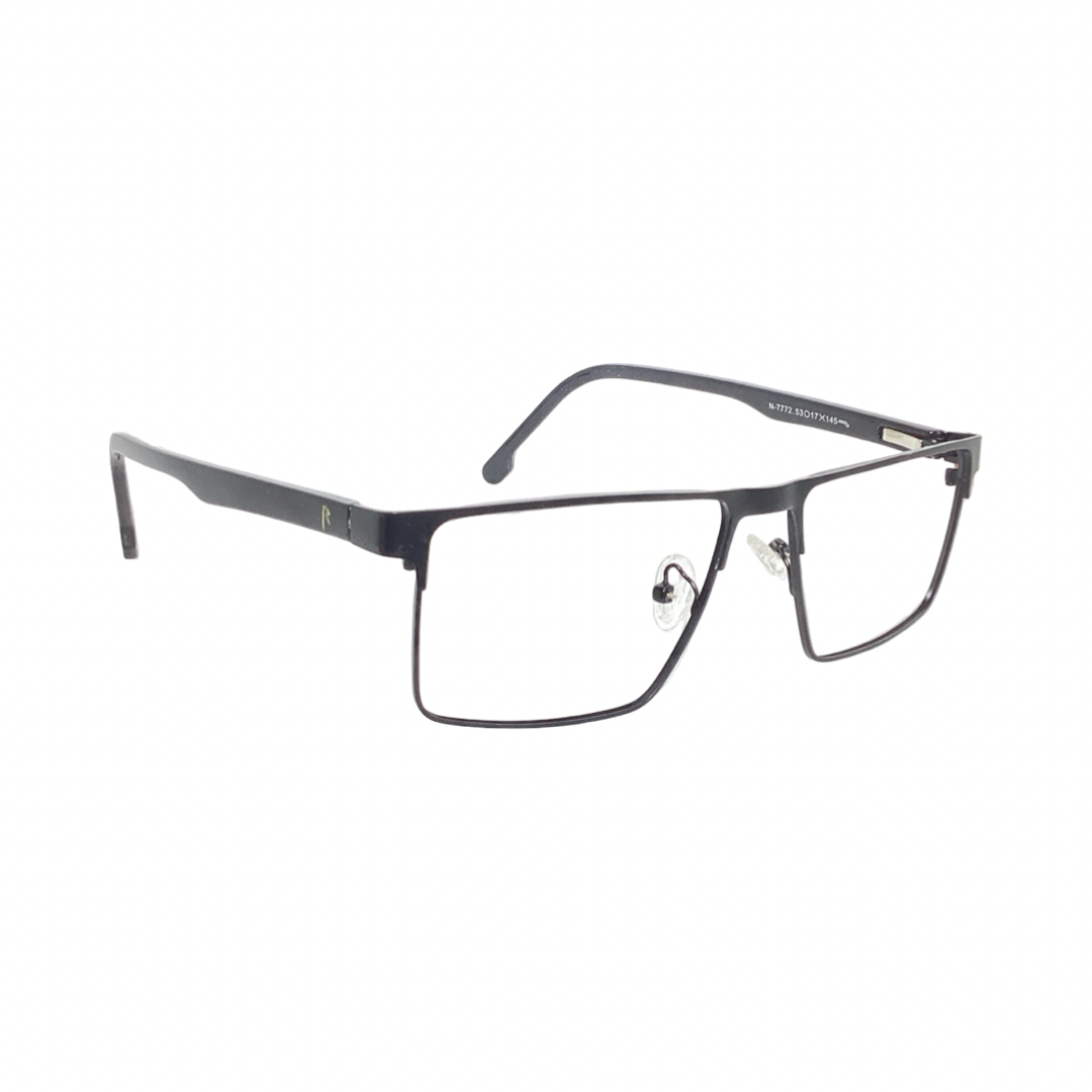 Calmlingo N7772 Metal Black Square Full Frame 53
