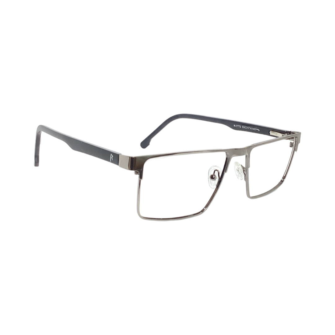 Calmlingo N7772 Metal Metalic Gray Square Full Frame 53