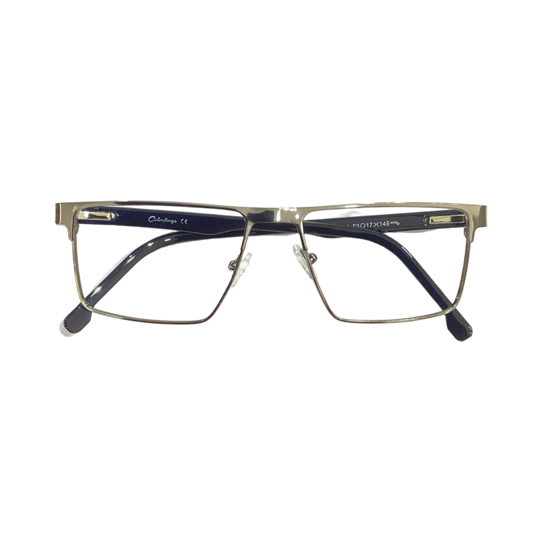 Calmlingo N7772 Metal Metalic Gray Square Full Frame 53