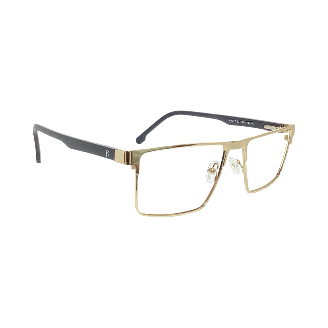 Calmlingo N7772 Metal Gold Square Full Frame 53