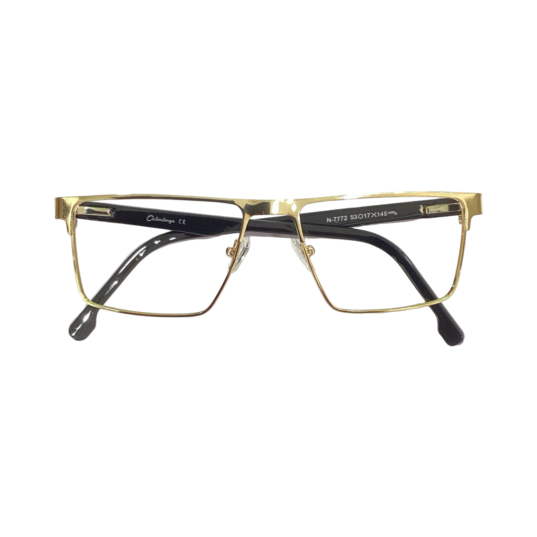 Calmlingo N7772 Metal Gold Square Full Frame 53