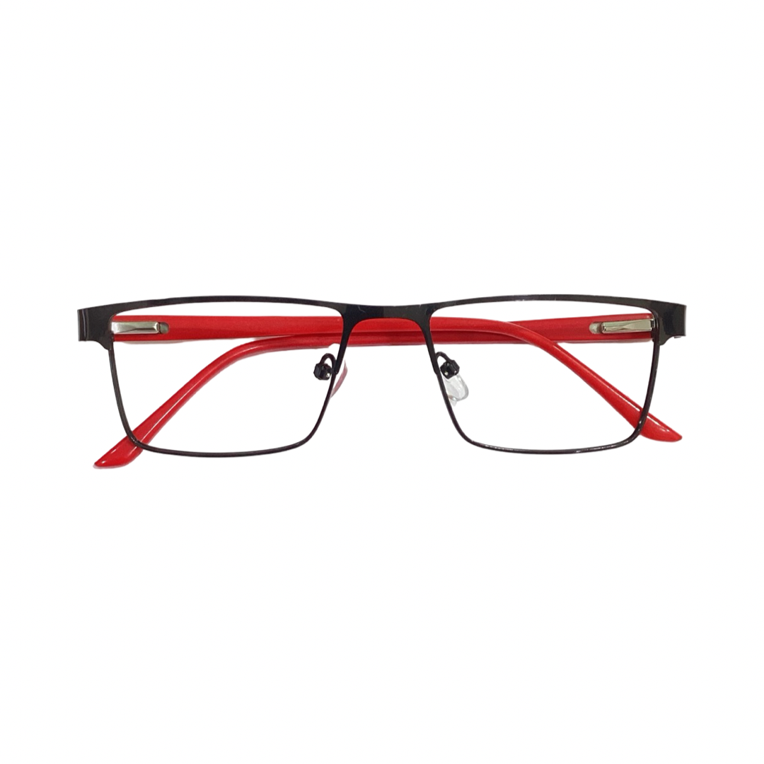 Paxxl Zx1204 Metal Black Red Rectangle Full Frame 50