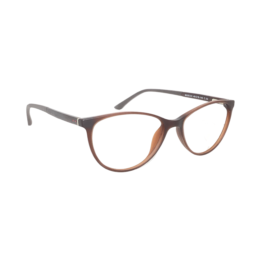 Believer Mx05 03 Tr Flexi Brown Cat Eyes Full Frame 49