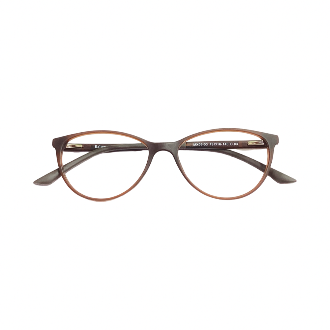 Believer Mx05 03 Tr Flexi Brown Cat Eyes Full Frame 49