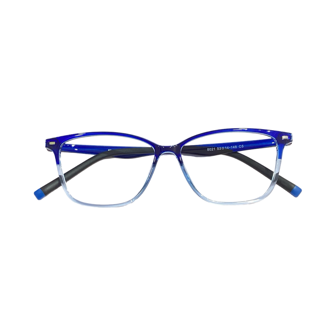 Believer 8021 Tr Flexi Blue Cat Eyes Full Frame 53