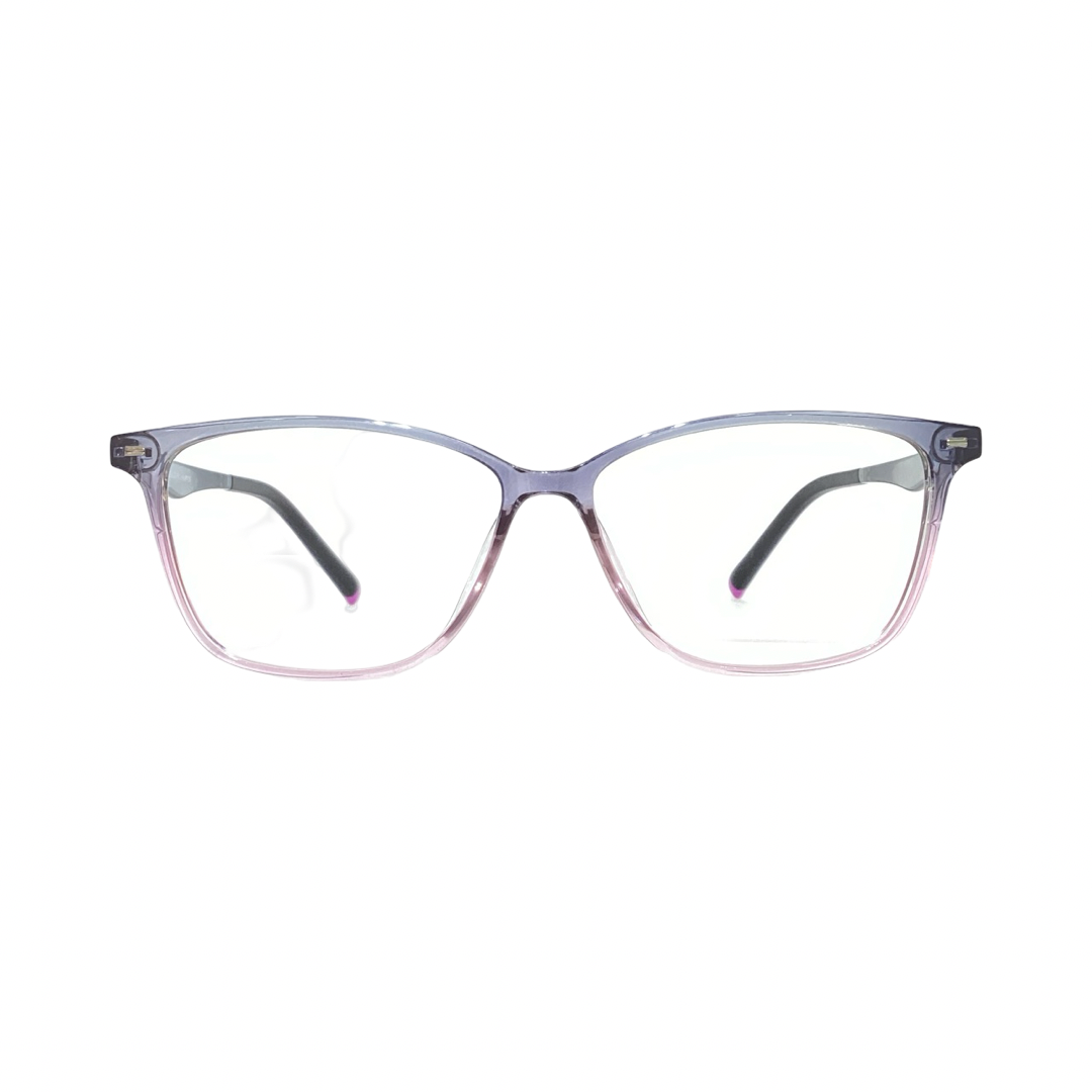 Believer 8021 Tr Flexi Gray Purple Cat Eyes Full Frame 53