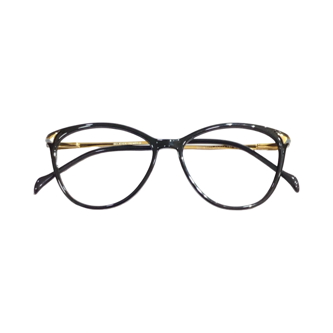 Beliver Bdip2372 Tr Flexi Black Gold Cat Eyes Full Frame 50