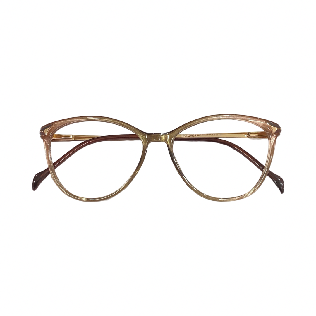 Beliver Bdip2372 Tr Flexi Brown Gold Cat Eyes Full Frame 50