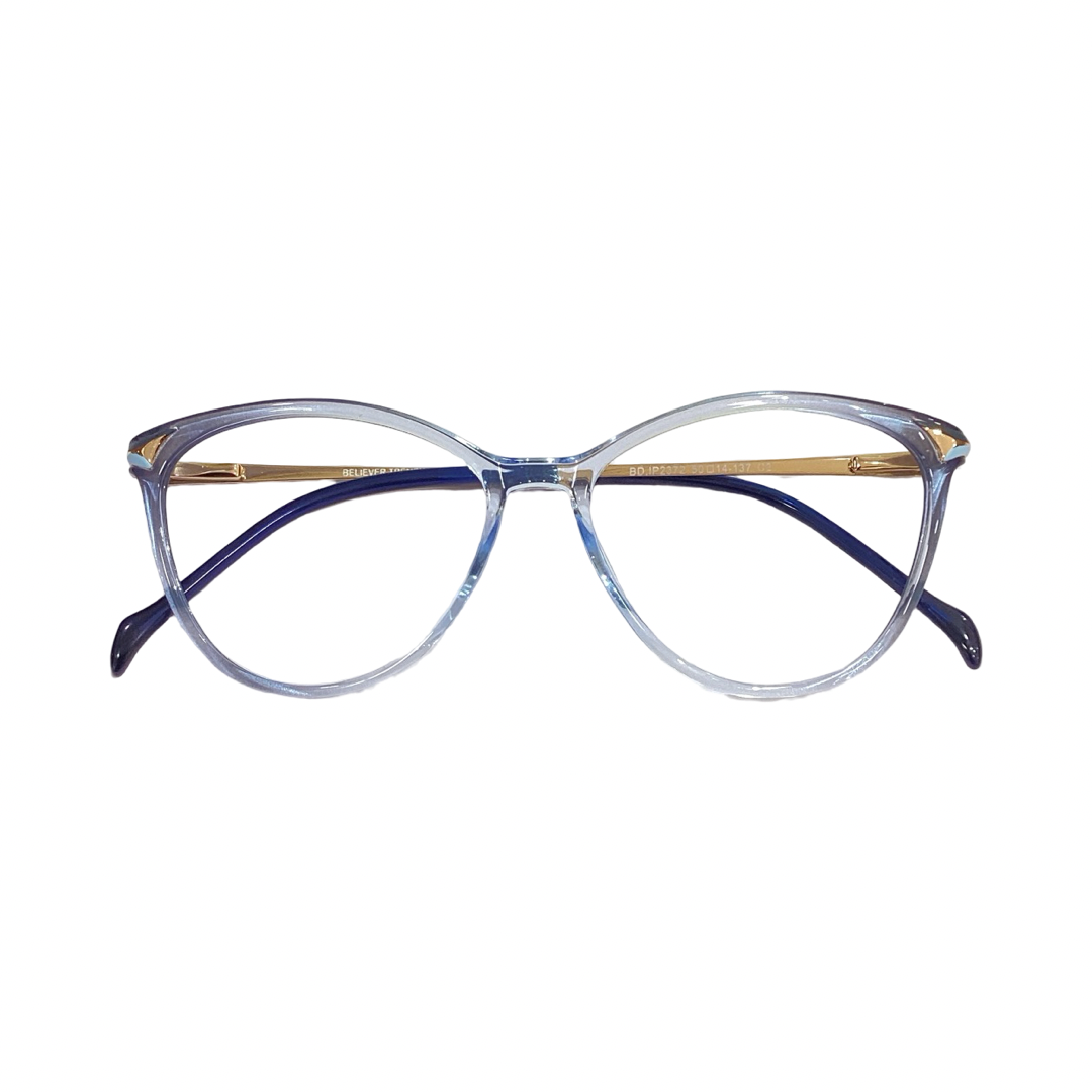 Beliver Bdip2372 Tr Flexi Sky Blue Cat Eyes Full Frame 50