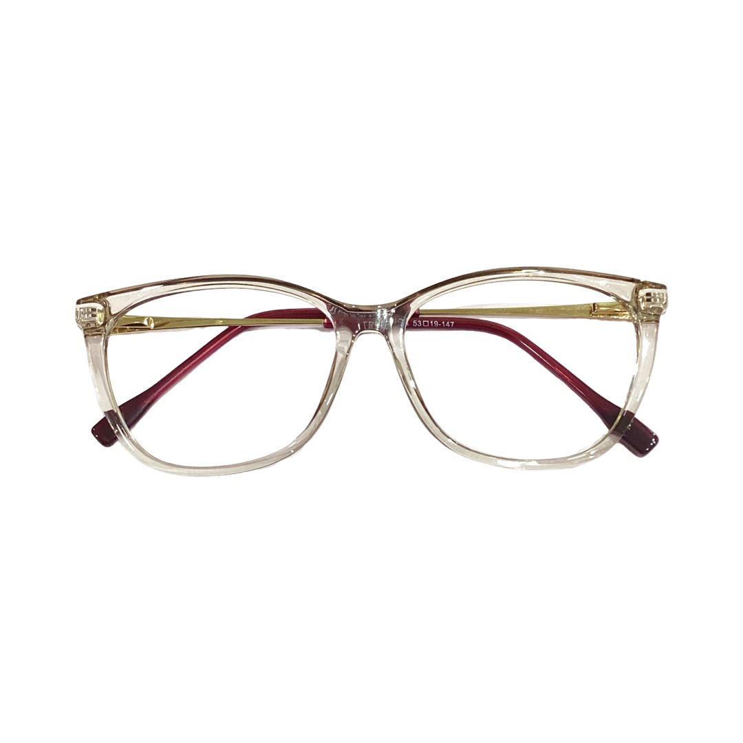 Auatomi Tr99253404 Tr Flexi Brown Cat Eyes Full Frame 53
