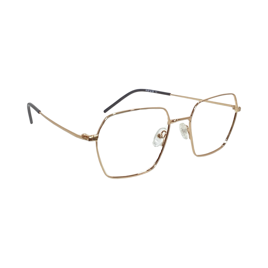 News 99520204 Metal Gold Square Full Frame 52