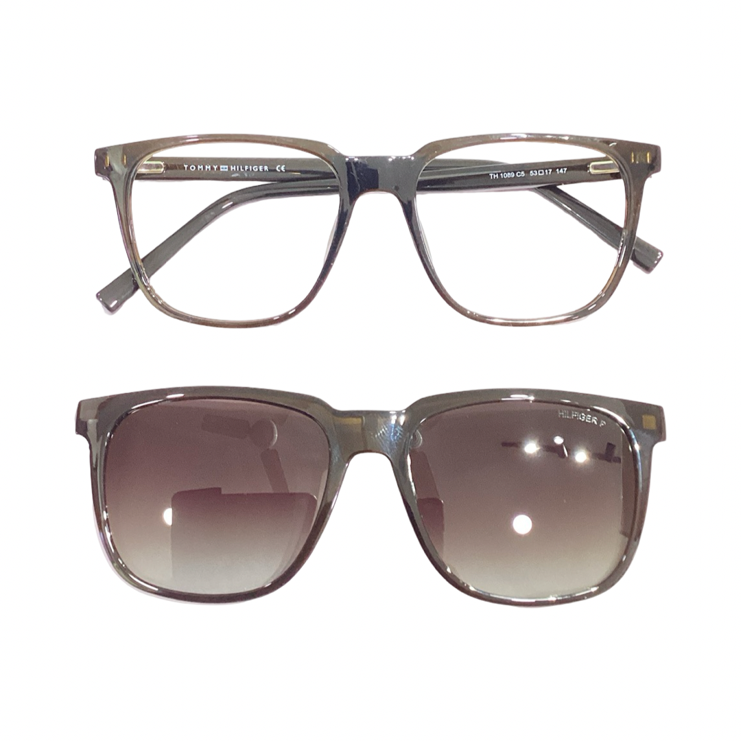 Tommy Hilfiger Th1089 Acetate Brown Wayfarer Full Frame 53