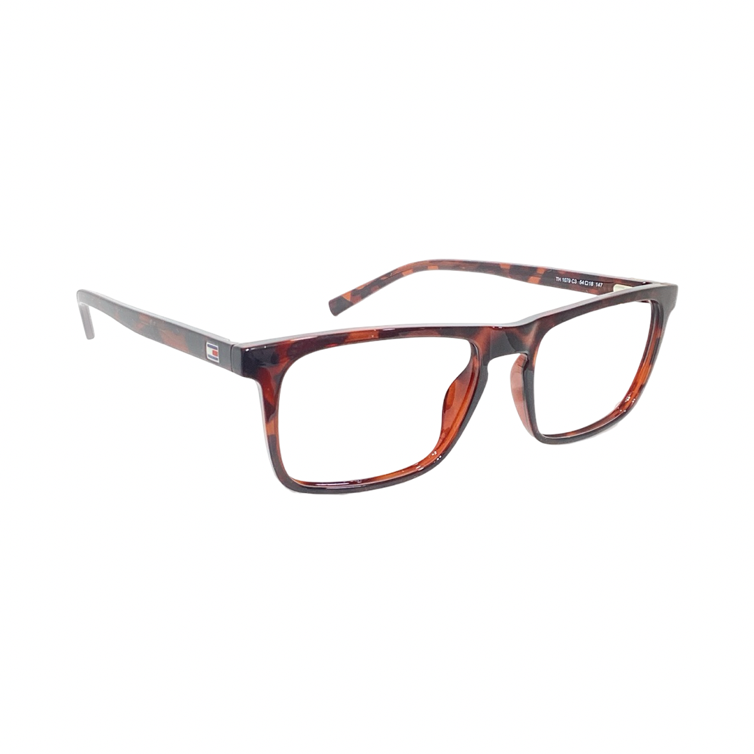 Tommy Hilfiger Th1079 Acetate Brown Rectangle Full Frame 54