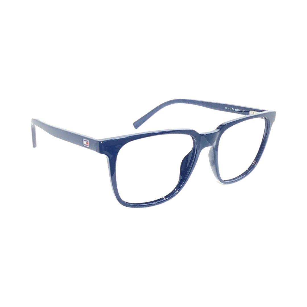 Tommy Hilfiger Th1114 Acetate Blue Wayfarer Full Frame 53