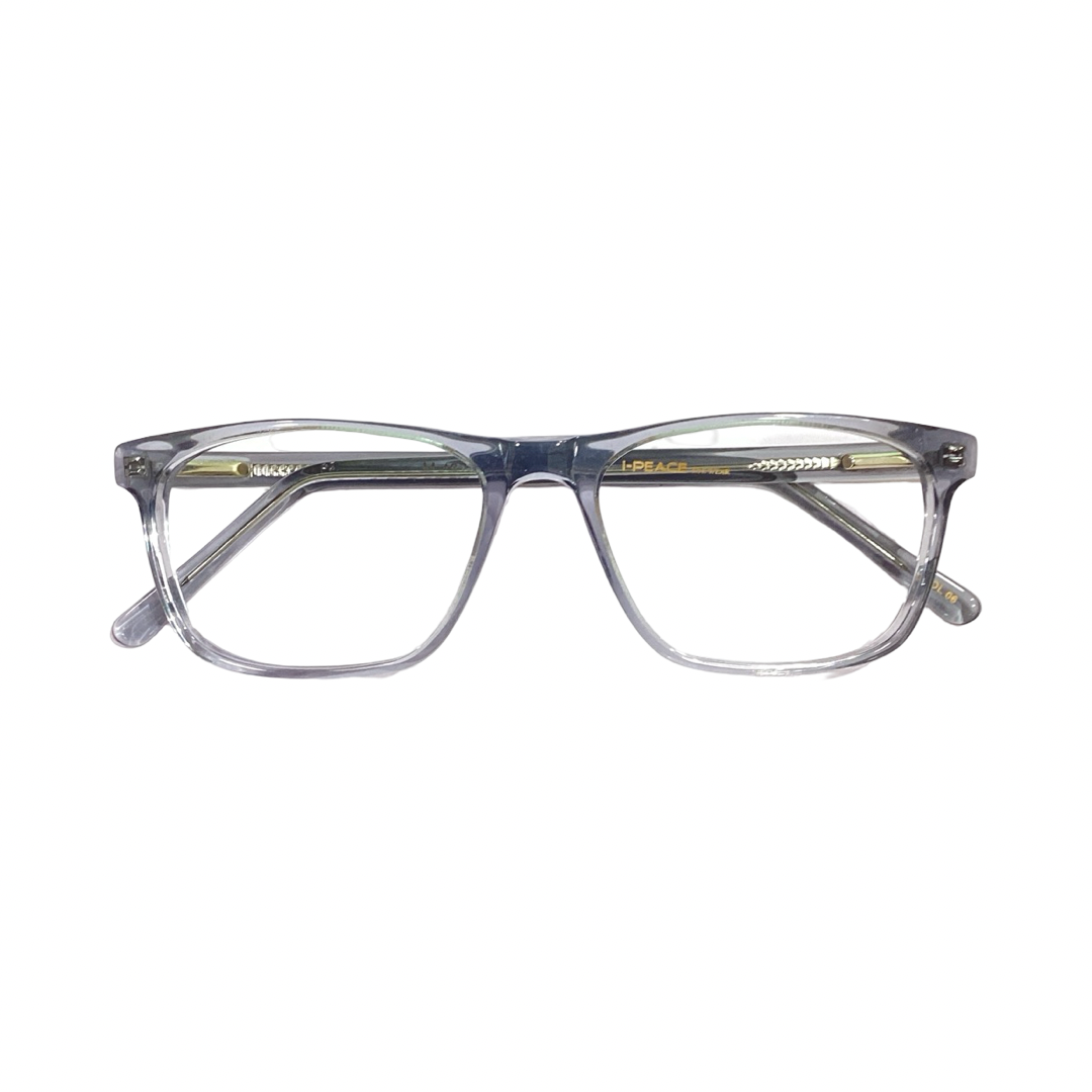 I Peace M487 Acetate Gray Rectangle Full Frame 57