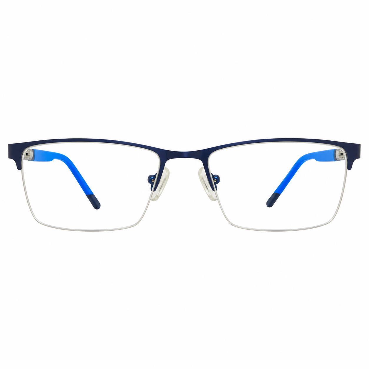 Papa 23008 Metal Blue Square Half Frame 51