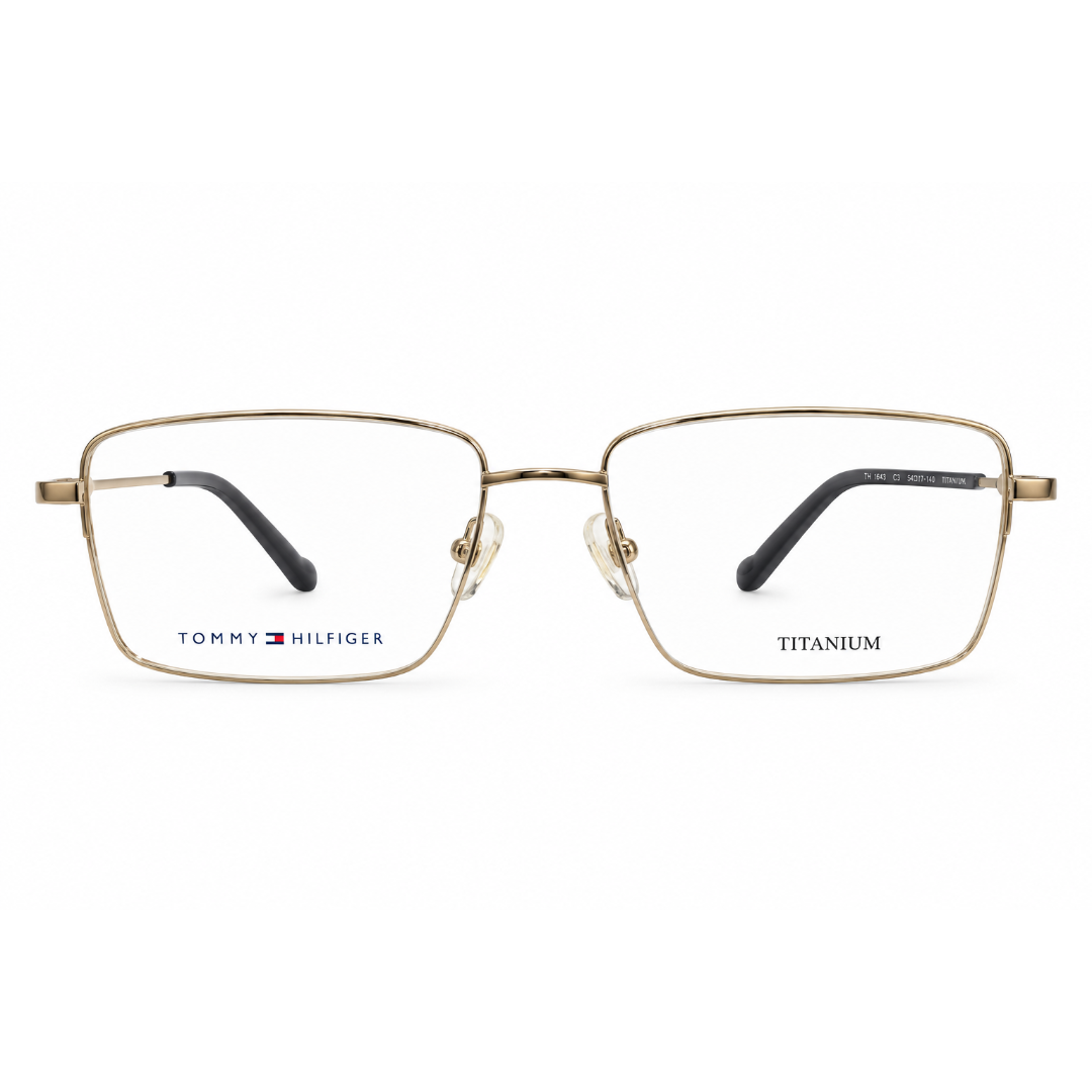 Tommy Hilfiger TH6270 Titanium Gold Square Full Frame  56