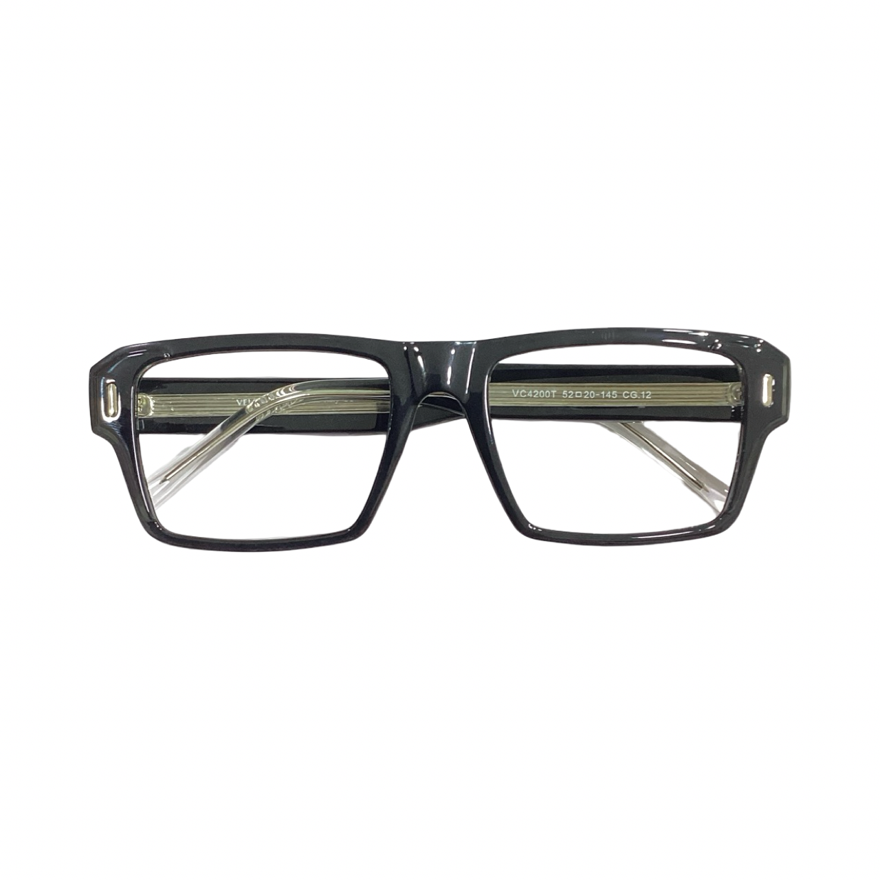 Velocity Vc42005 Acetate Black Square Full Frame 50