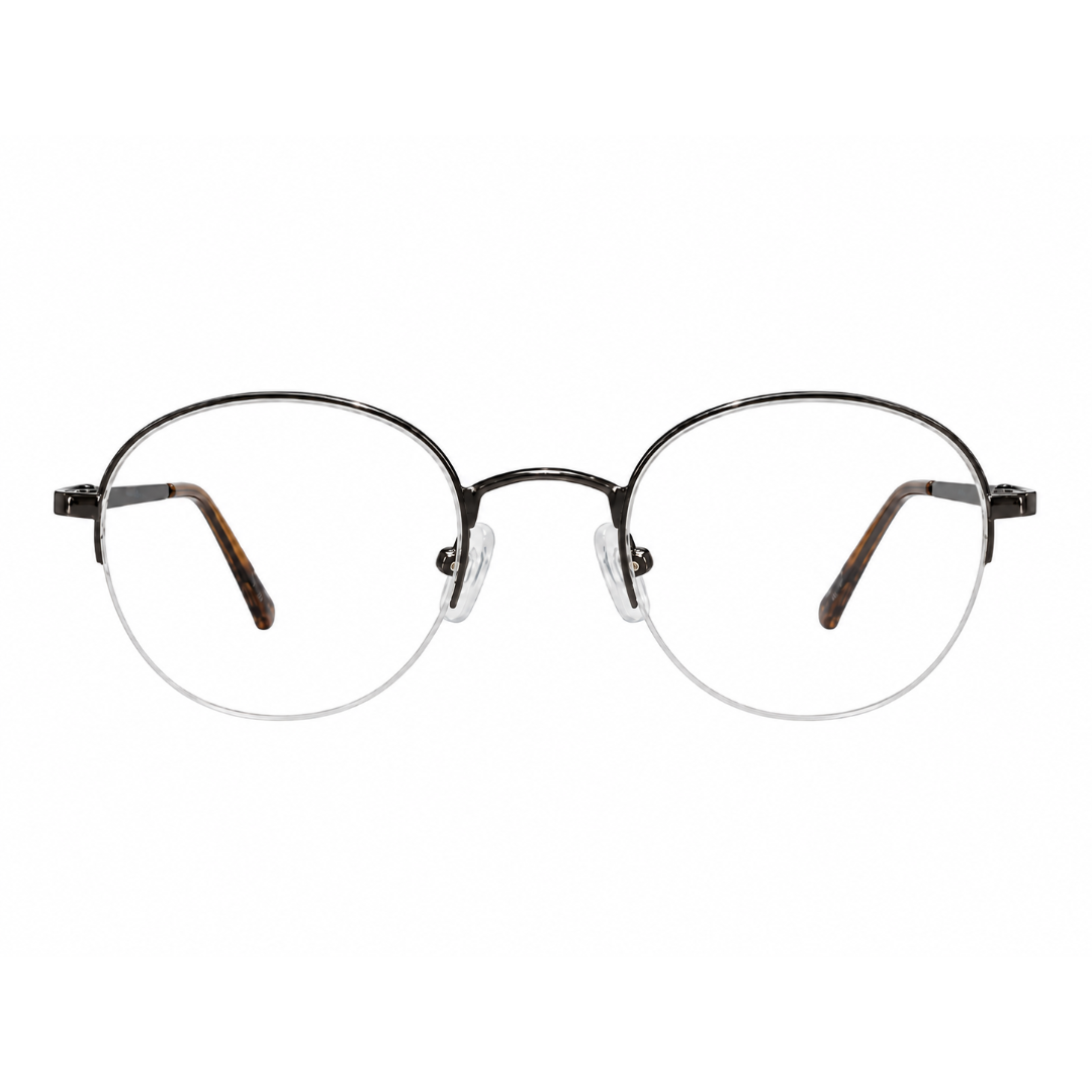 Treaser 63017 Metal Brown Round Half Frame 50
