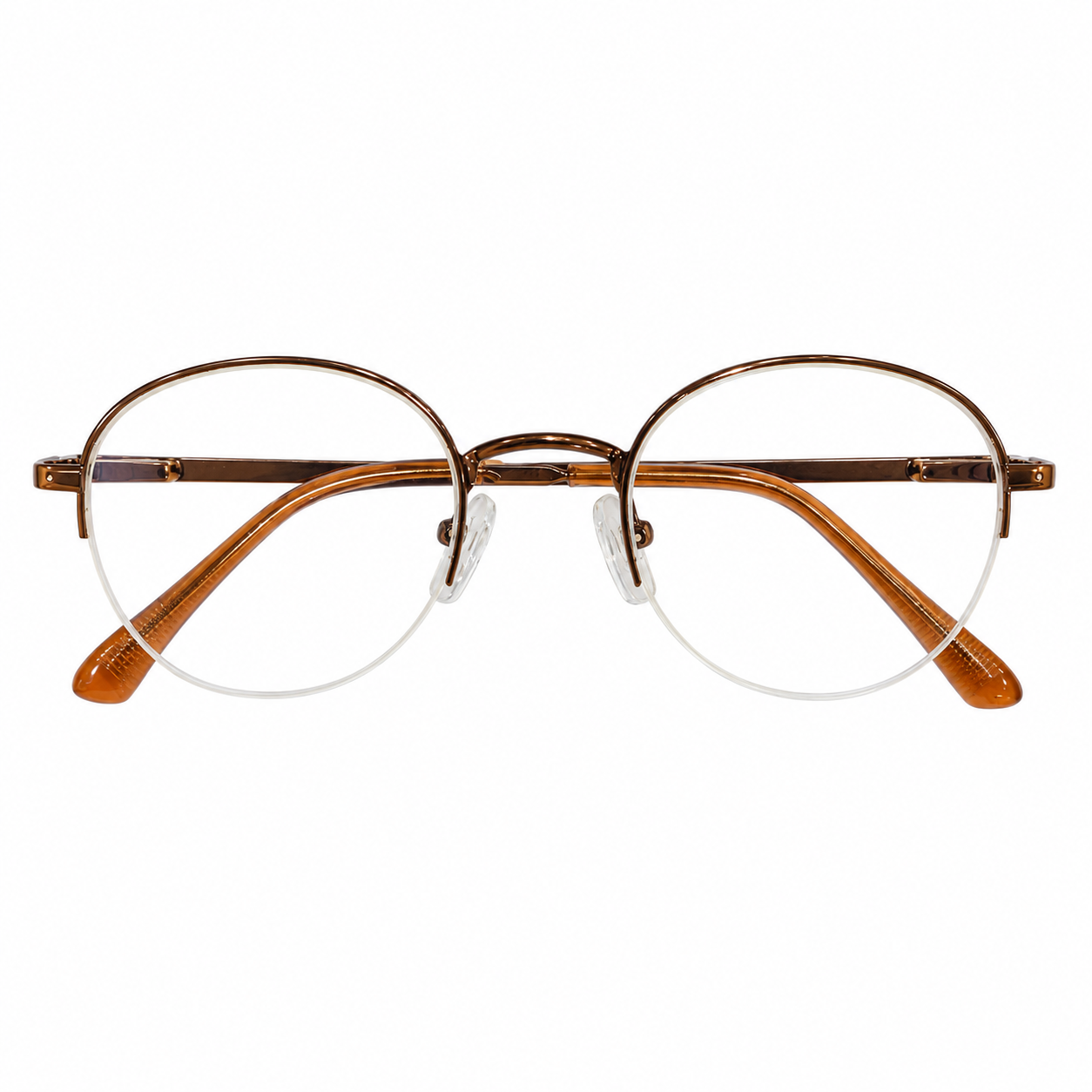 Treaser 63017 Metal Brown Round Half Frame 50