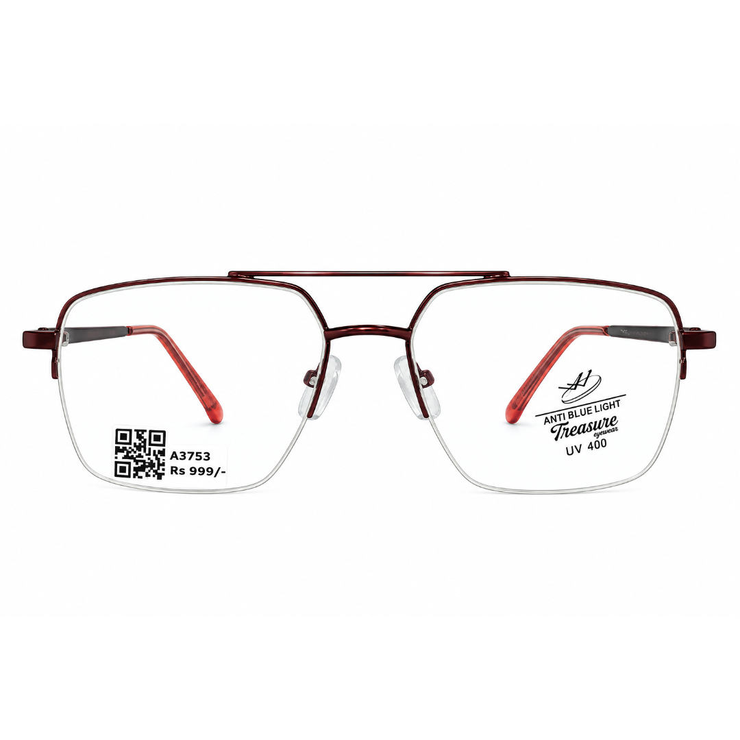 Treaser 63029 Metal Wine Retro Half Frame 53