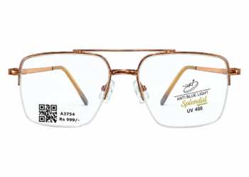 Treaser 63027 Metal Gold Retro Half Frame 52