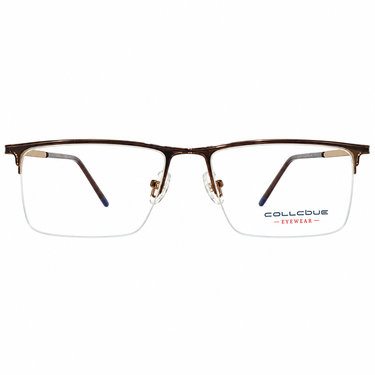 Collcbue Zd980403 Metal Gold Rectangle Half Frame 54