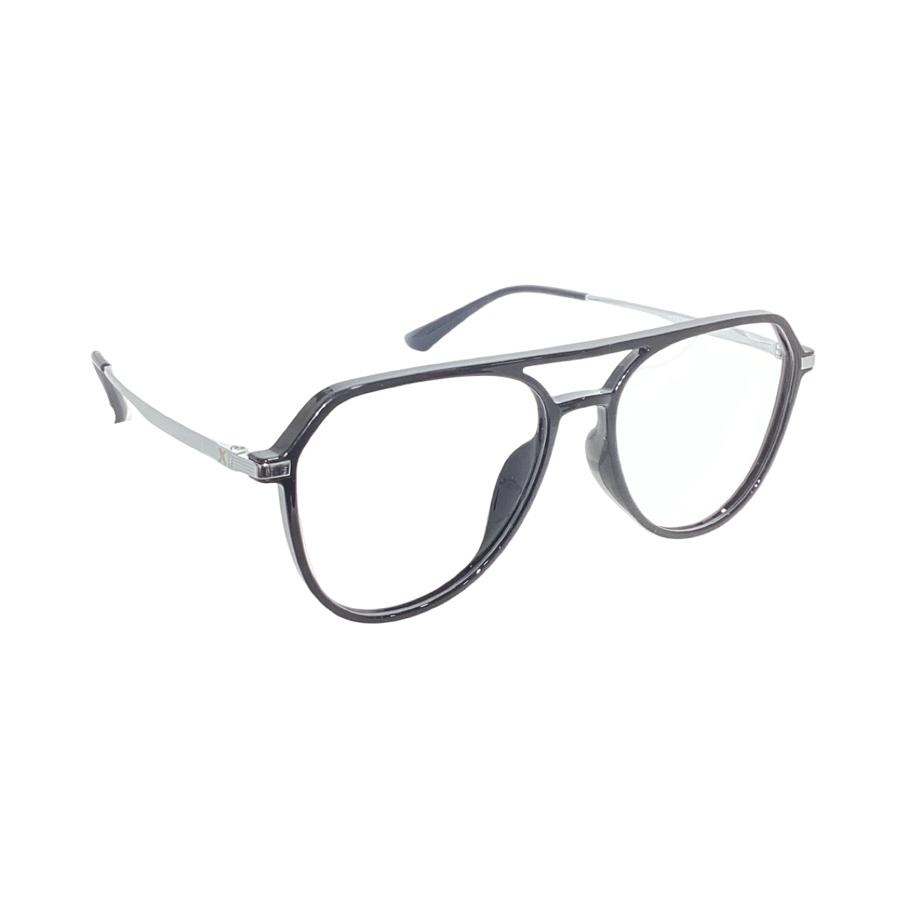 Hawx Hx9055 Tr Flexi Black Silver Aviator Full Frame 56