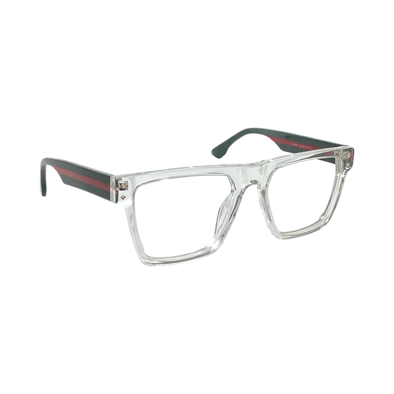 Hawx Hx9091 Acetate Cristal White Square Full Frame 53