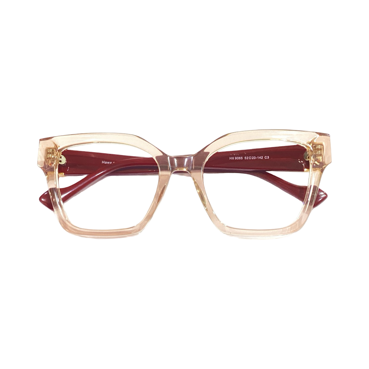 Hawx Hx9065 Acetate Brown Cat Eyes Full Frame 52