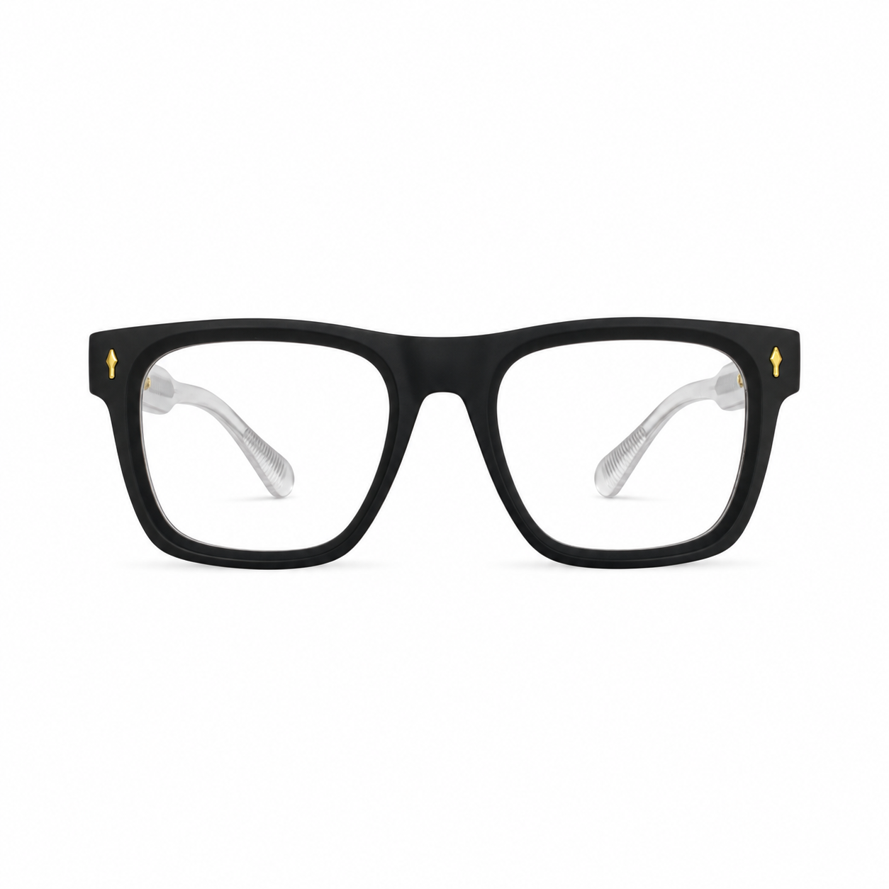 Ocelot Ot103 Tr Flexi Black White Wayfarer Full Frame 53