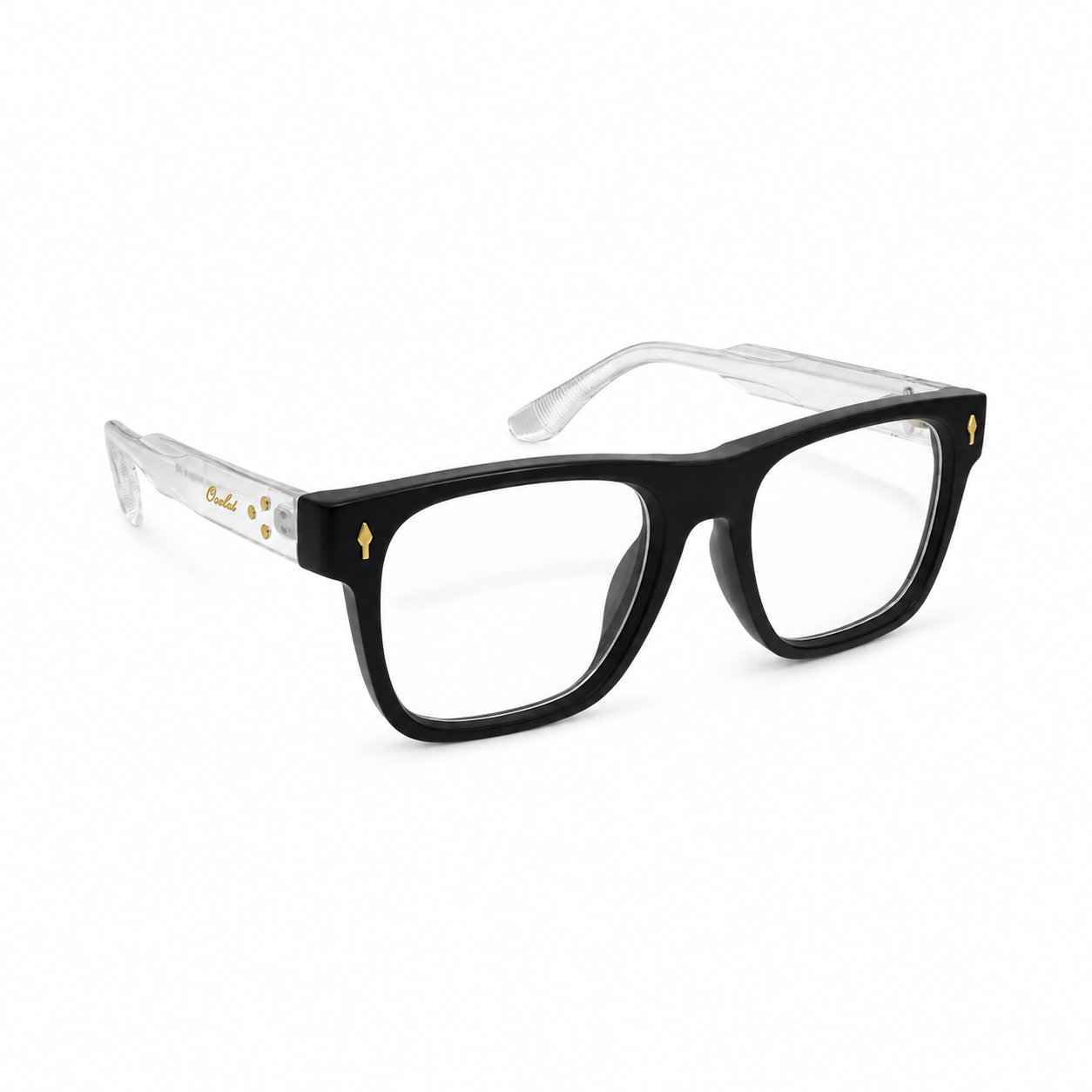 Ocelot Ot103 Tr Flexi Black White Wayfarer Full Frame 53