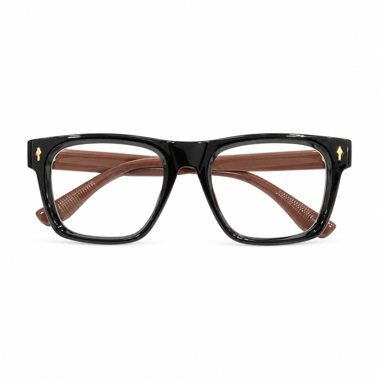 Ocelot Ot103 Tr Flexi Black Brown Wayfarer Full Frame 53