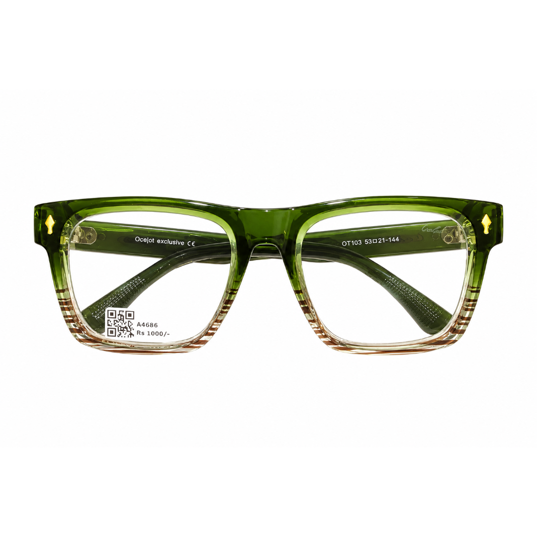 Ocelot Ot103 Tr Flexi Green Wayfarer Full Frame 53