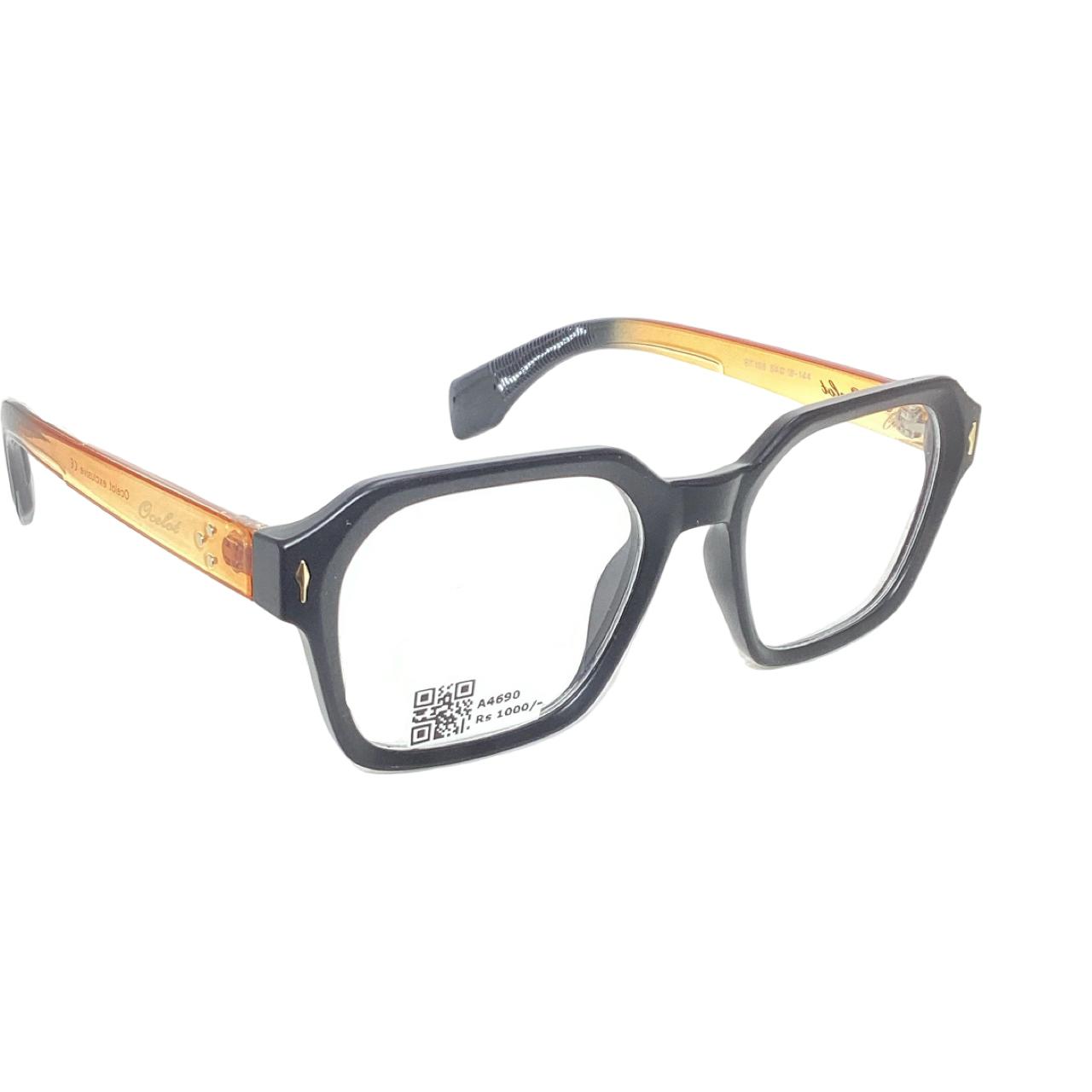 Ocelot Ot108 Tr Flexi Black Orange Hexagon Full Frame 54
