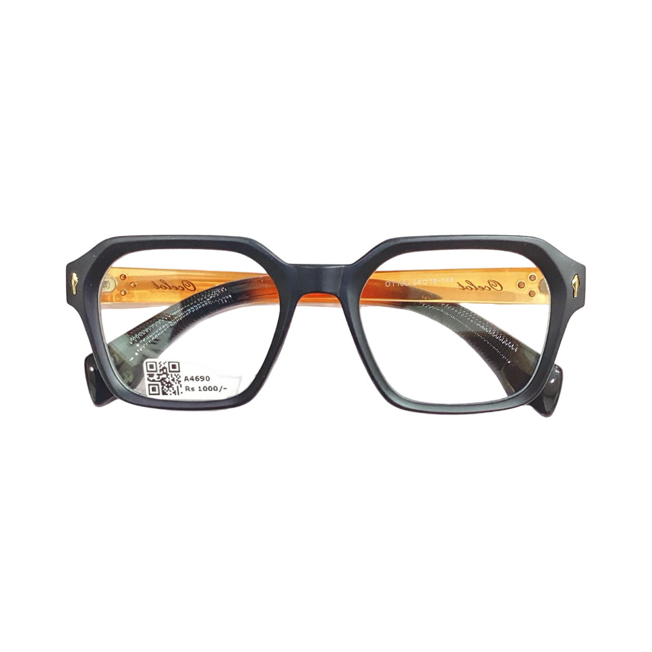 Ocelot Ot108 Tr Flexi Black Orange Hexagon Full Frame 54
