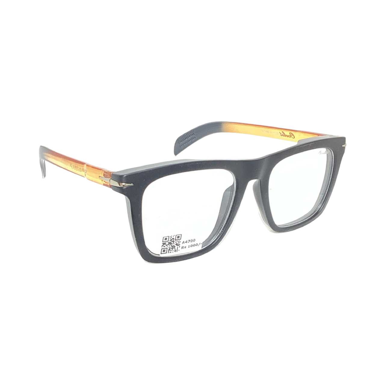 Ocelot Ot109 Tr Flexi Black Orange Wayfarer Full Frame 52