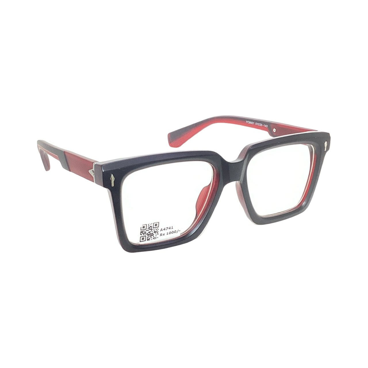 New Yc8501 Tr Flexi Black Red Square Full Frame 51